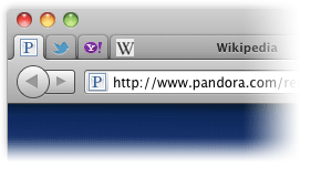 應用程式分頁標籤截圖